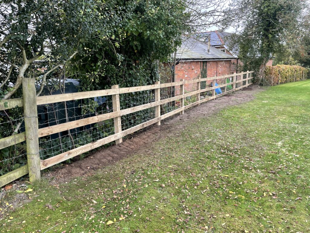 Post and Rail Fencing